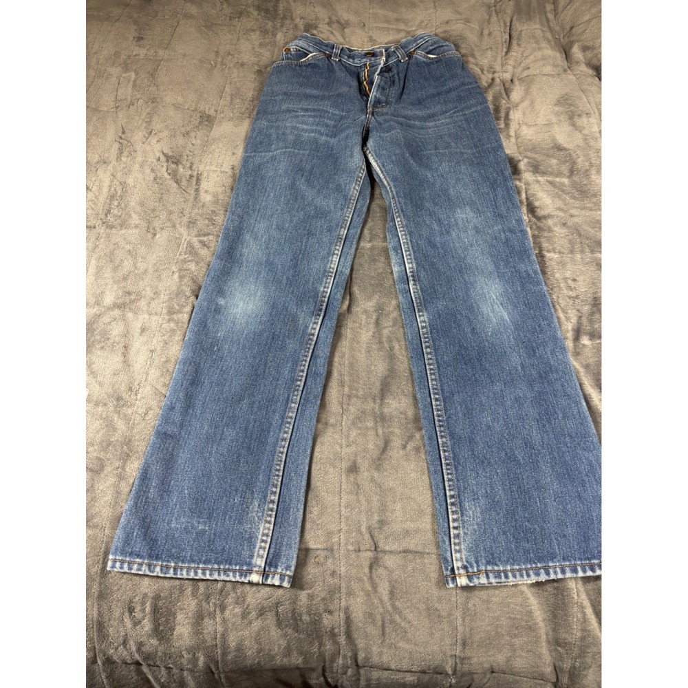 Vintage 1986 Levis 503M Boys Jeans Medium Wash Straight Leg Denim 12/86 Made USA